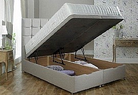 Ottoman Divan Base and Floorstanding Headboard